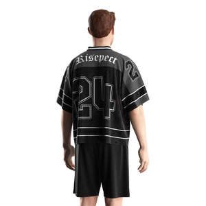Maillot de football américain personnalisé avec service de conception 1 sur 1 gratuit - Option cousu ou imprimé - Product Image 4
