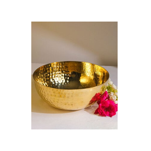 Bol à chocolat décoratif en laiton pour cuisine salon hôtel restaurant table objets décoratifs et produit Offre Spéciale - Product Image 1