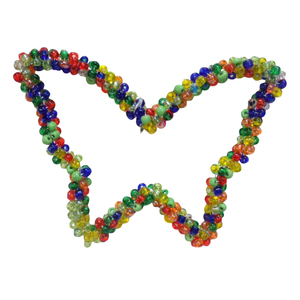 Hierro en forma de estrella/Cuentas adorno colgante de Navidad niquelado para el hogar vacaciones decoración de Navidad hecho a mano a granel - Product Image 4