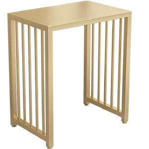 Mesa auxiliar de metal hecha a mano personalizada, cubierta de polvo azul cielo con cuatro patas, soporte de pantalón de jardín para interiores y exteriores, mesa auxiliar de dormitorio - Product Image 4