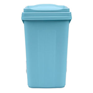Bidone (46Lt) Teo avec couvercle à double clip AURORA Bleu 810137370V - Product Image 2