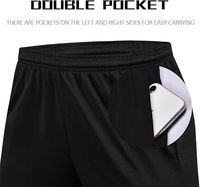 Uniforme d'arbitre de football unisexe, maillot professionnel à manches courtes, short assorti |   Kit d'arbitre professionnel, tissu en spandex/coton à séchage rapide
