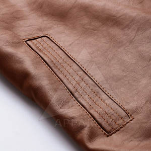 <b>Slim</b> <b>Fit</b> Breathable Men Leather <b>Jacket</b> 2025 Winter Fashion <b>Jacket</b> OEM Design Leather <b>Jacket</b> For Men - Product Image 5