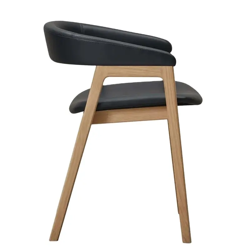 विट्नम मजबूत आरामदायक आधुनिक उच्च-पीठ वाले भोजन कुर्सी धातु पैरों में बनाया गया