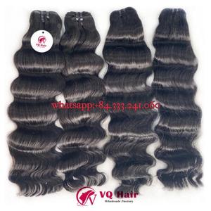 El mejor precio al por mayor para 100% cabello humano virgen vietnamita suelta onda profunda onda natural rizo italiano paquetes suaves - Product Image 2