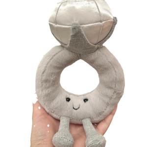 Juguete de Peluche con Anillos de Diamantes Románticos, Juguete de Peluche Creativo para el Día de San Valentín para Niños - Product Image 2