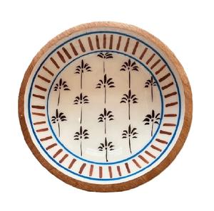 ชามสลัดไม้รูปสับปะรดพิมพ์ลายเคลือบสลัดอาหารและผลไม้แห้งซุปชามสลัดไม้ - Product Image 3