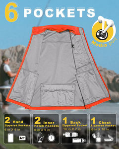 Gilet softshell homme léger personnalisable pour les voyages dans la rue, la randonnée, la course à pied, le golf, la veste sans manches coupe-vent odm supply - Product Image 2