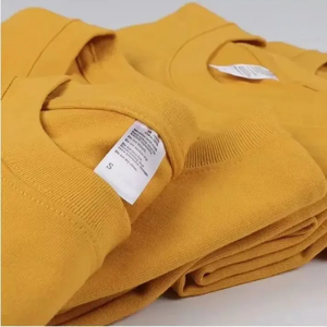 Ropa a granel Camiseta lavada personalizada hecha de algodón puro 100% para hombres y mujeres, con fotos personalizadas Camiseta de secado rápido - Product Image 2