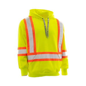 Smart fleece safety jacket <b>waterproof</b> hi vis workwear warm high visibility jacket for outdoor <b>work</b> Made in Pakistan. - Product Image 1
