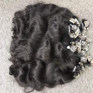 Meilleure vente 100% extensions de cheveux crus vietnamiens en gros Machine à ruban adhésif de style ondulé naturel Double trame Meilleure vente - Product Image 2