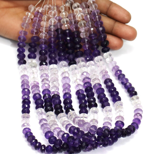 Cuentas Redondas Facetadas de Amatista Natural AAA, 8-10 mm, Cuentas de Piedras Preciosas de Amatista Facetadas de Alta Calidad, para Manualidades - Product Image 6