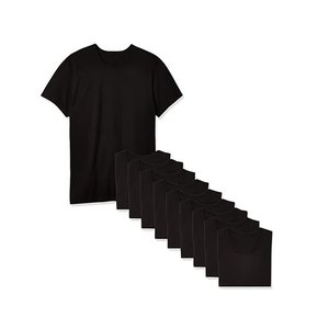 100% algodón pesado camiseta verano color sólido 230 G hombres blanco casual todo-fósforo cuello redondo otoño hombro manga corta - Product Image 6