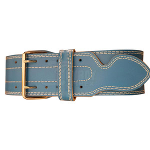 Venta al por mayor de cuero genuino personalizado cinturón de gimnasio cintura protectora ajustable cinturón de cuero de gimnasio personalizado - Product Image 3