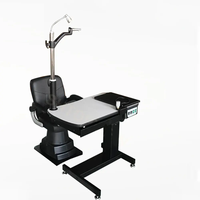 Chaise d'ophtalmologie avec tablette opérationnelle de grande taille, prix d'usine, unité combinée pour optométriste