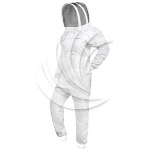 Traje de Apicultura Ventilado Profesional de Algodón con Capucha y Velo, Ropa Protectora para Trabajos en Apicultura - Product Image 3