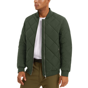 Winter Spring and Autumn New Bomber <b>Flight</b> Man <b>Jacket</b> For <b>Men</b> Nylon Fabric Custom Embroidered Logo Solid Color <b>Men's</b> <b>Jackets</b> - Product Image 2