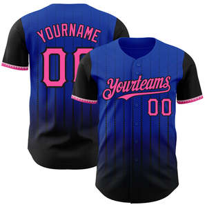 เสื้อเบสบอลของแท้ผ้าแห้งเร็วระบายอากาศได้ดีออกแบบทีมได้ตามต้องการ - Product Image 1