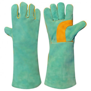 Nouveau 2025 Gants de soudage sur mesure de qualité professionnelle en gros Gants de travail d'hiver avec cuir fendu de vache - Product Image 1