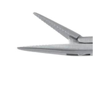 เครื่องมือผ่าตัดแบบส่องกล้อง คีมจับแบบจระเข้ พร้อมฟันแบบย้อนกลับ ปากตรง ขนาด 5 มม. x 33 ซม. - Product Image 5