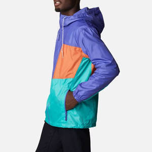 Veste coupe-vent pour homme de haute qualité, design personnalisé OEM, unie, multicolores, logo personnalisé, taille plus, veste coupe-vent pour homme - Product Image 3