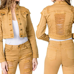 เสื้อแจ็คเก็ตแวนซ์ตี้ผ้าแคนวาสแบบกลับด้านได้สำหรับผู้ชาย Ronpex International ลายสัตว์ ตกแต่งด้วยกระดุมโลโก้ ผ้าฝ้าย 100% ซักแล้ว - Product Image 5
