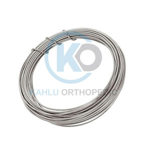 Aiguille à tricoter circulaire en acier inoxydable de qualité chirurgicale avec fil en plastique, manuel par KAHLU ORTHOPEDIC - Product Image 2