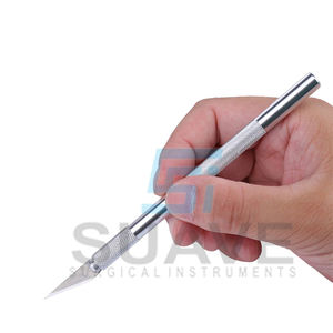 Producto recién llegado, cuchillas de impresión de logotipo personalizado, asas y cuchillas de bisturí de buena venta de SUAVE SURGICAL INSTRUMENTS - Product Image 1