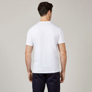 เสื้อยืดสตรีทแวร์ผ้าฝ้าย100% สำหรับผู้ชายทรงโอเวอร์ไซส์ออกแบบได้250gsm พิมพ์ลายดิจิตอลไหล่ตกหนาผ้าคอตตอน100% - Product Image 3