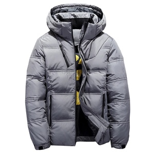 Chaquetas de plumón de pato con capucha de invierno para hombre, abrigos de plumón gruesos y cálidos de alta calidad, abrigo de invierno para hombre, de plumón Parkas, chaquetas acolchadas para hombre - Product Image 1