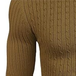 Vente en gros Chandail à manches longues en polyester d'extérieur pour hommes, chaud pour l'hiver Chandail en polyester tricoté pour hommes - Product Image 5