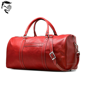 Precio de fábrica, bolsas de lona de cuero de Color sólido liso para viajar, bolsas de lona de moda para acampar al aire libre - Product Image 1