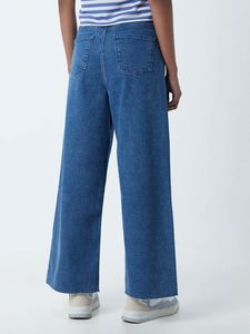 Jeans à jambes larges pour femmes, composition en coton, prix de gros du fabricant du Bangladesh, haute qualité - Product Image 4