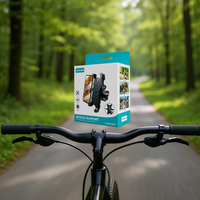 Support de téléphone portable pour guidon de vélo/moto en plastique ABS à libération rapide pour la conduite