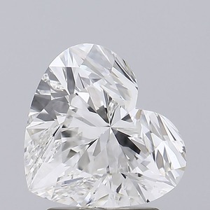 Diamant en vrac en forme de coeur de 2.0 carats cultivé en laboratoire Clarté VVS avec diamant poli certifié IGI couleur DEF - Product Image 3