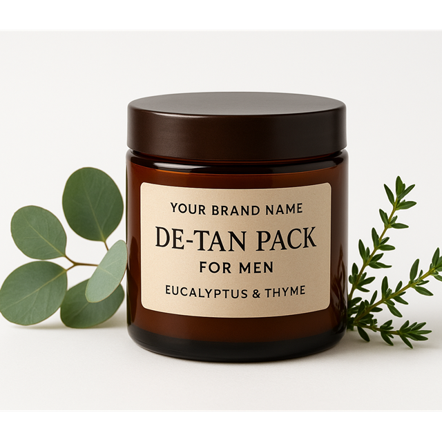 de tan face pack