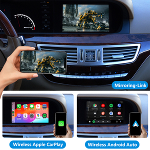 S Class W221 NTG3.5 Auto Electronics Módulo adaptador Carplay inalámbrico Reproductor de DVD para coche para Mercedes Benz 2003 - 2009 <span class=keywords><strong>Kit</strong></span> de actualización - Product Image 5