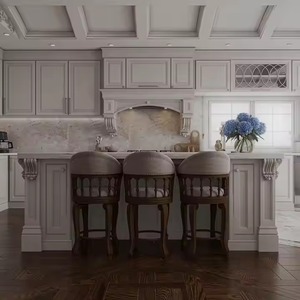Meubles de cuisine à tiroirs personnalisés de qualité supérieure armoires de cuisine modernes en MDF sur mesure pour l'europe - Product Image 2