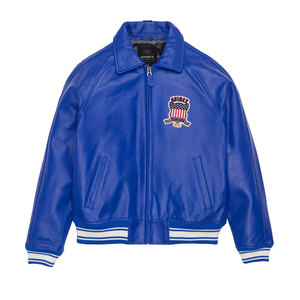Chaquetas de Cuero Avirex de Alta Calidad para Invierno, Diseño Vintage Personalizado, Cuello Alto, Logotipo Frontal, Gran Venta - Product Image 1