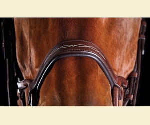 Fancy Stitch Brida Hecha de cuero de alta calidad Tocado de forma anatómica de manera uniforme - Product Image 4