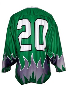 Maillot de hockey sur glace pour jeunes multicolores personnalisé de haute qualité Option de gros à séchage rapide et doux pour l'uniforme de sublimation - Product Image 6