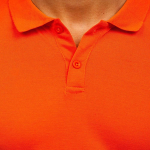 Polo personalizado de color sólido de diseño de alta calidad ajustado de fitness de color sólido impreso Logotipo de manga corta de los hombres polos Casuales - Product Image 4