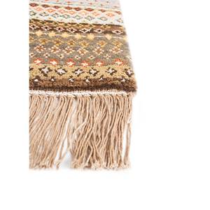 Tapis Manchaha noués à la main en laine et soie de bambou, motif géométrique gris et noir, pour salon, chambre et couloir d'adolescents - Les-2106 - Product Image 4