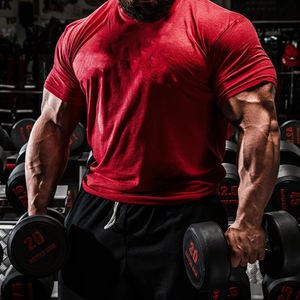 T-shirt de sport pour homme, respirant, ultra-doux au toucher, en polyester confortable, de la marque FINER THREADS, manches courtes - Product Image 4