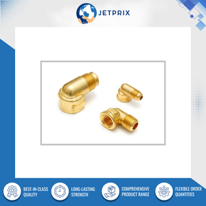 ส่งออกอุปกรณ์ทองเหลืองขึ้นรูปคุณภาพสูง แข็งแรง ทนทาน ข้อต่อทองเหลืองแบบ 90 องศา พร้อมตัวต่อ O2 ได้รับการรับรองมาตรฐาน ISO สำหรับงานท่ออุตสาหกรรม - Product Image 2