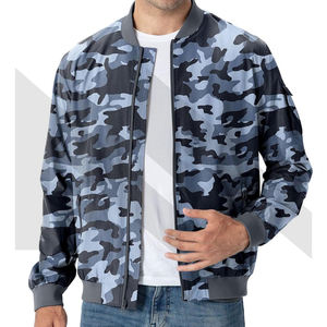 Veste Bomber à col montant pour hommes de haute qualité pour l'automne hiver manteau décontracté à manches longues coupe-vent en toile pour l'automne - Product Image 3