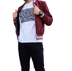 Blouson d'aviateur OEM de haute qualité pour hommes blouson de vol avec logo personnalisé brodé et imprimé tissu imperméable pour hommes - Product Image 2