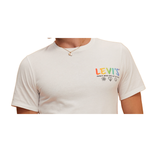 T-Shirt Unisex Levi's Pride Community Bianca Taglia Small - Prodotto Promozionale - Product Image 2