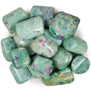 หินทับทิม zoisite แบบร่วงลงหัตถกรรมหินกึ่งมีค่าสำหรับตกแต่ง - Product Image 2