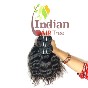 ผมแท้จากอินเดียแบบไม่ผ่านกระบวนการ ราคาส่งจากโรงงาน แบบมัดเป็นช่อ ลอนธรรมชาติ ผมอินเดียดิบ จัดเรียงเกล็ดผม ผู้จำหน่ายโดยตรงเพื่อการส่งออก - Product Image 2